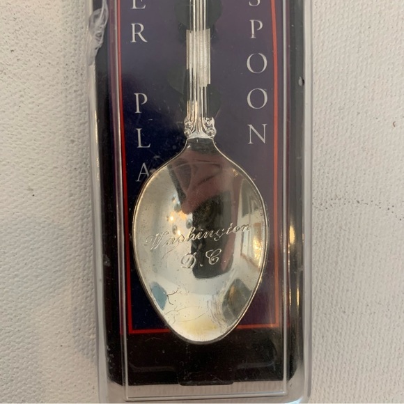 Washington DC Capital Collector Souvenir Spoon Watsons Silver Plated W Box 4.25" - Picture 8 of 10